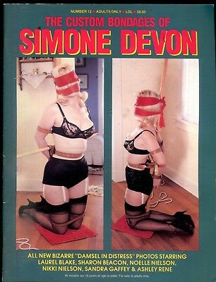 Custom Bondages Of Simone Devon Magazine Laurel Blake #12 1990 041818lm-ep