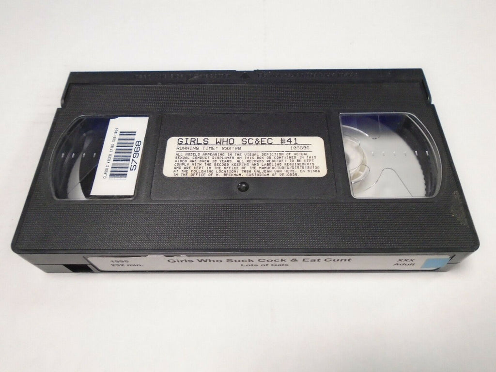 Girls Who Suck Cock & Eat Cunt #41 1995 232mins Adult VHS 022619AMP