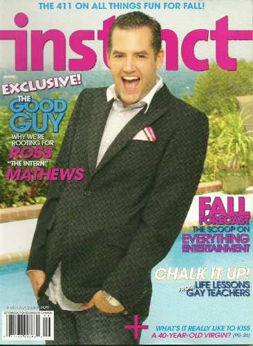 Ross "The Intern" Matthews, Gay Teachers, Junior Senior, Darren Hayes, Oscar Nunez - September, 2007 Volume 10, Issue 9 Instinct Magazine [Gay Interest]