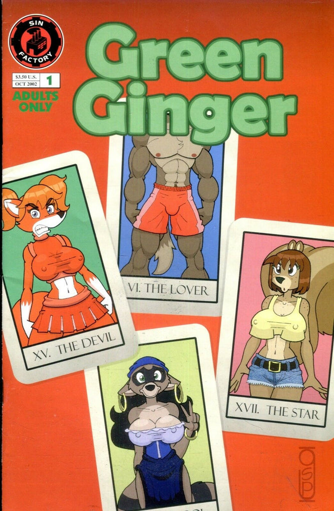 Green Ginger Comic #1 2002 Sin Factory 010719lm-ep