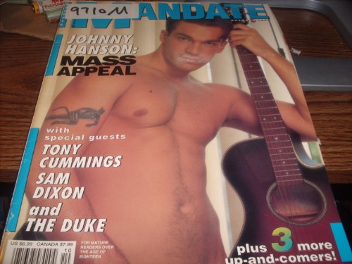 Mandate Adult Men's Gay Magazine October 1997 Johnny Hanson