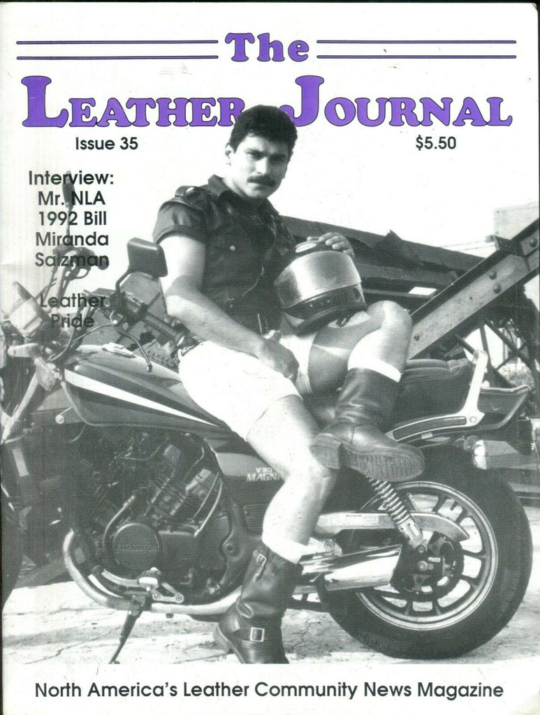 The Leather Journal Gay Magazine Bill Miranda #35 1992 112618lm-ep