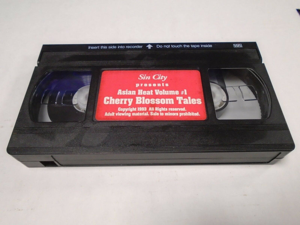 Asian Heat #1 Cherry Blossom Tales Sin City 1993 Adult VHS 013119AMP