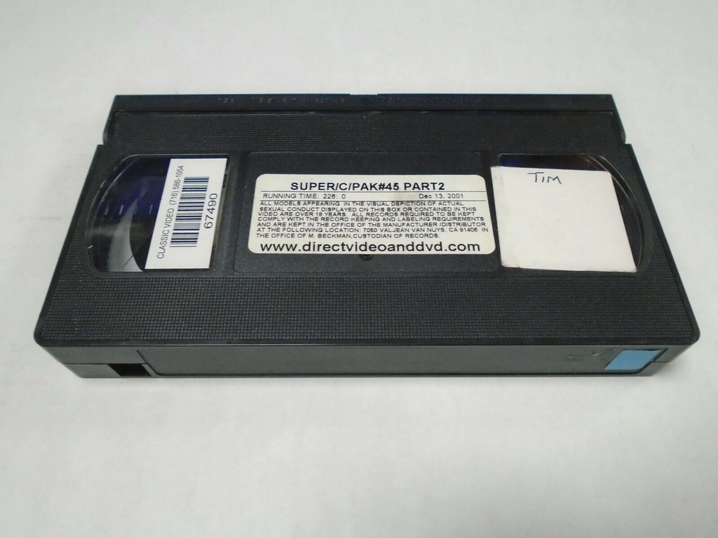 Super C Pak #45 Part 2 Direct Video Adult VHS 031419AMP3