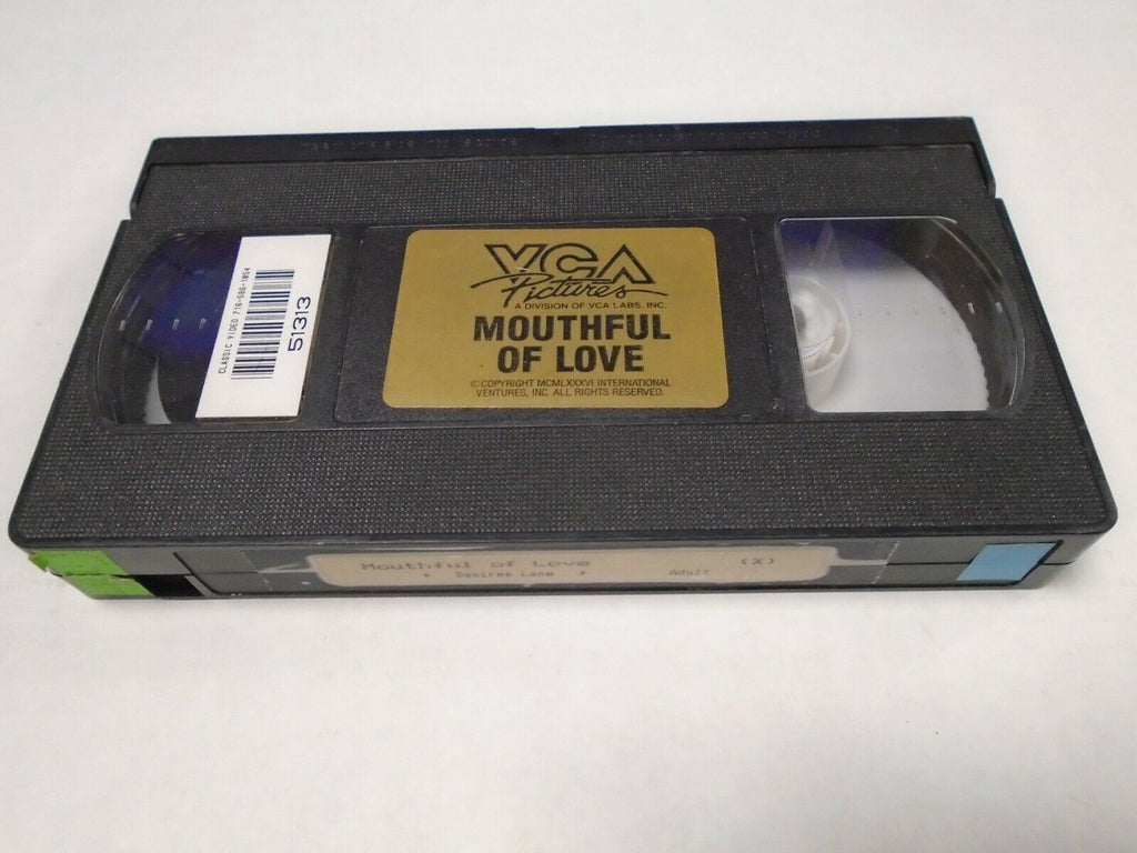 Mouthful of Love Desiree Lane VCA Pictures Adult VHS 021419AMP