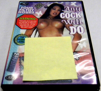 Any C*ck Will Do Adult Dvd 4 hrs XXX vg 082913lm-ep