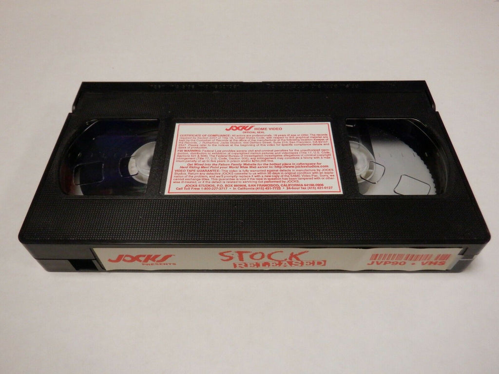 Stock Released Vince Bandero Thom Barron Jocks Gay Male Adult VHS 021820AMP