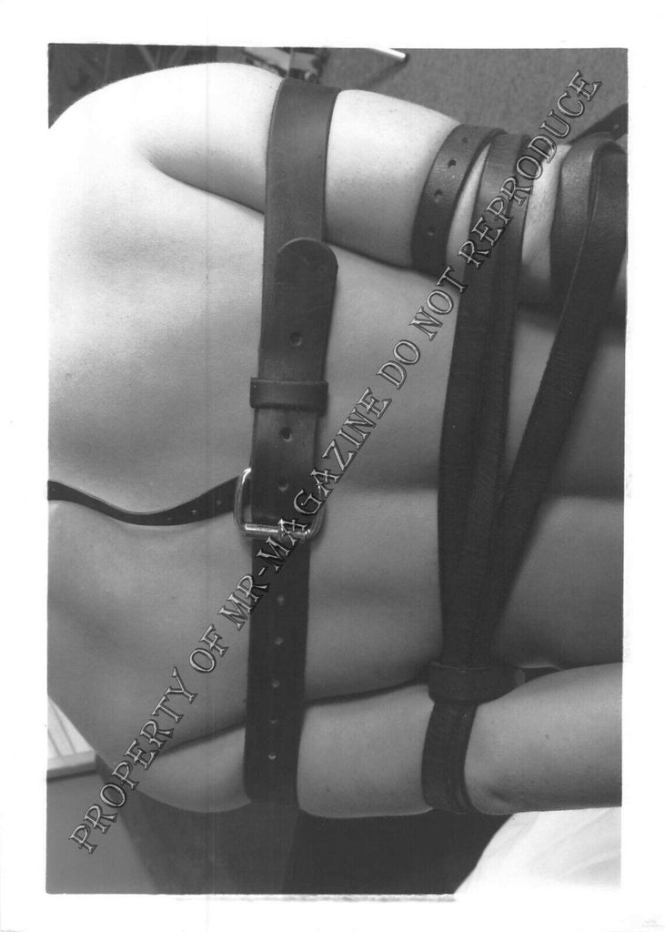 Adult Vintage 1990s Photo 5x7 Bondage Sexy Blonde Bound & Whipped Nude 50FO