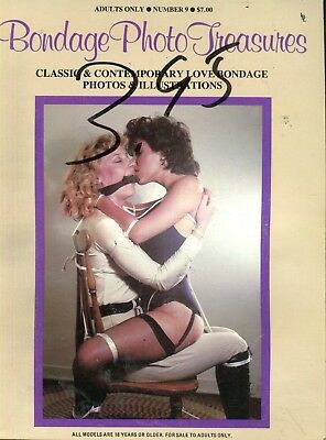Bondage Photo Treasures Magazine Maria Tortuga #9 1985 050918lm-ep2 - Used