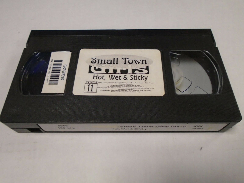 Small Town Girls Vol 11 Hot Wet Sticky 2000 100mins Adult VHS 021319AMP