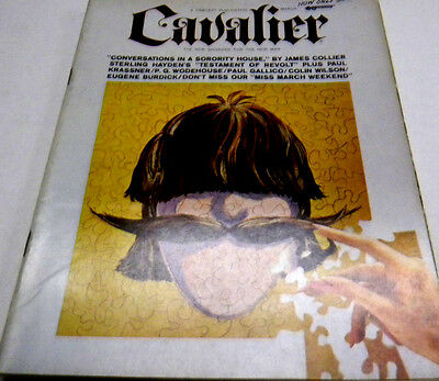 Cavalier Adult Vintage Magazine March 1965 cheesecake 090713lm-ep