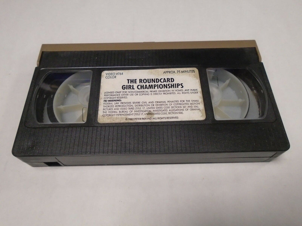 The Roundcard Girl Championships 75mins Adult VHS 031119AMP2