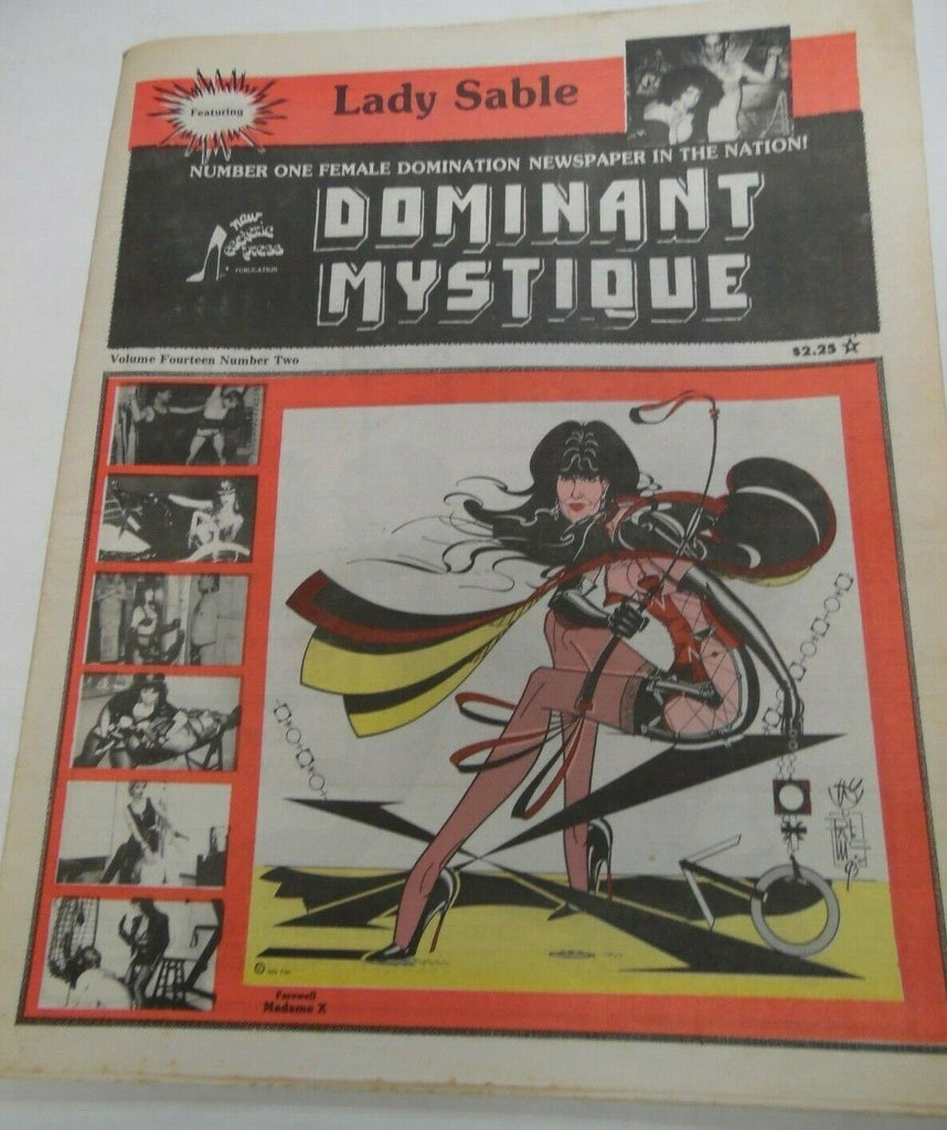 Dominant Mystique Newspaper Lady Sable vol.14 #2 1992 121219lm-ep