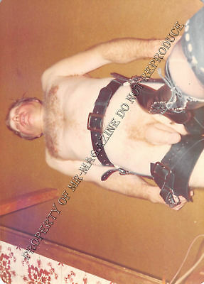 Adult 1970s Photo 3.5x5 Foot Fetish Man Stepped on High Heels Dominatrix 163HS