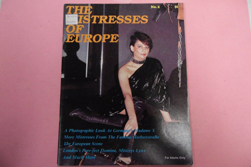 Mistresses Of Europe Fetish Magazine Madame X #2 011117lm-ep3