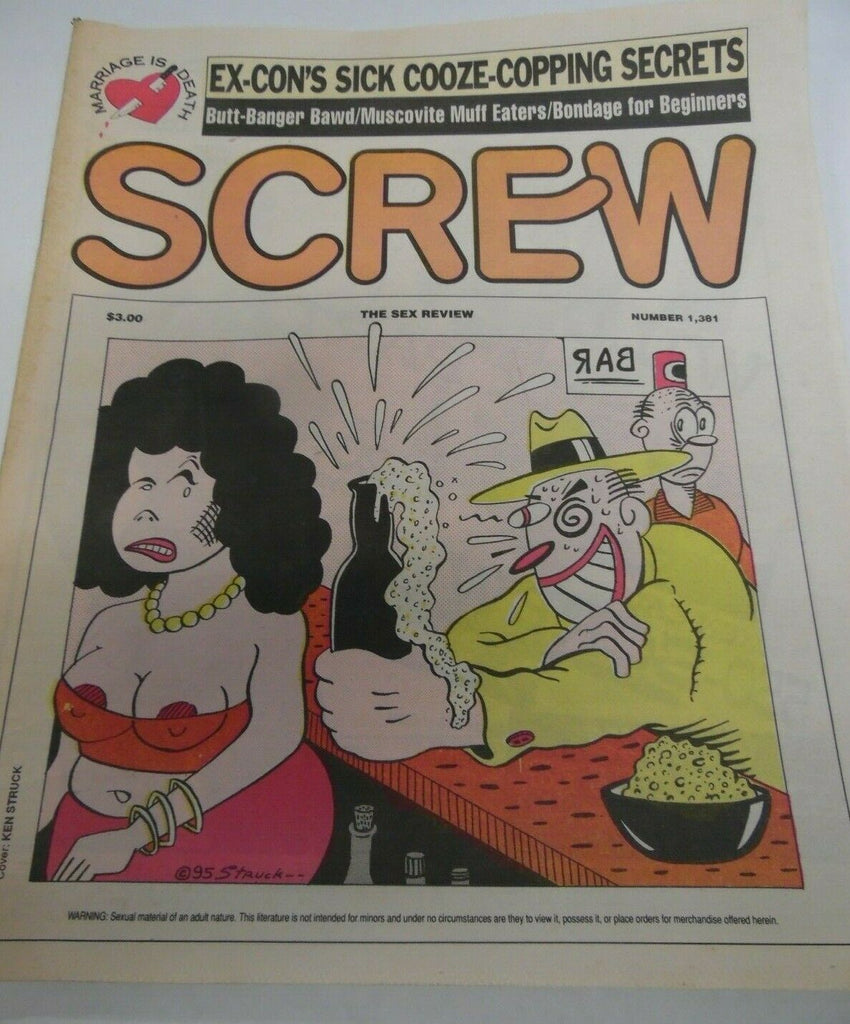 Screw Newspaper Cooze-Copping Secrets #1381 August 21, 1995 121719lm-ep2