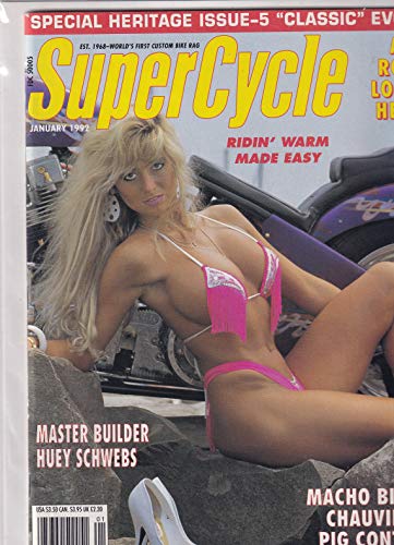 Supercycle Magazine Master Builder Huey Schwebs Macho Contest January 1992
