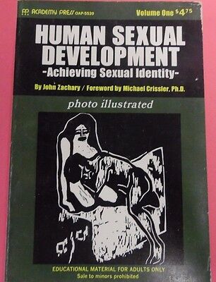 Human Sexual Development Book- by John Zachary 1971 Photo Illustrated