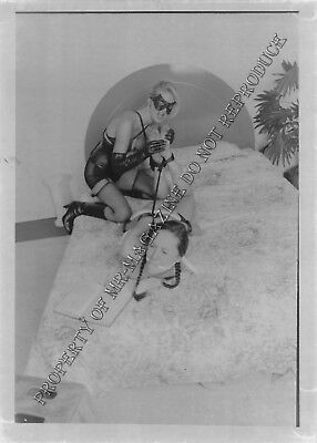 Adult Vintage B&W Photo 5x7 HOM Bondage Sexy Lesbian Bound & Dominated 109HZ