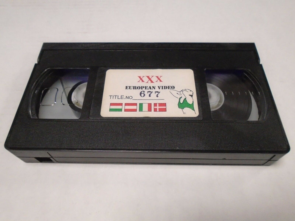 European Video 677 Horniest XXX Models European Vintage Adult VHS 011519AMP2