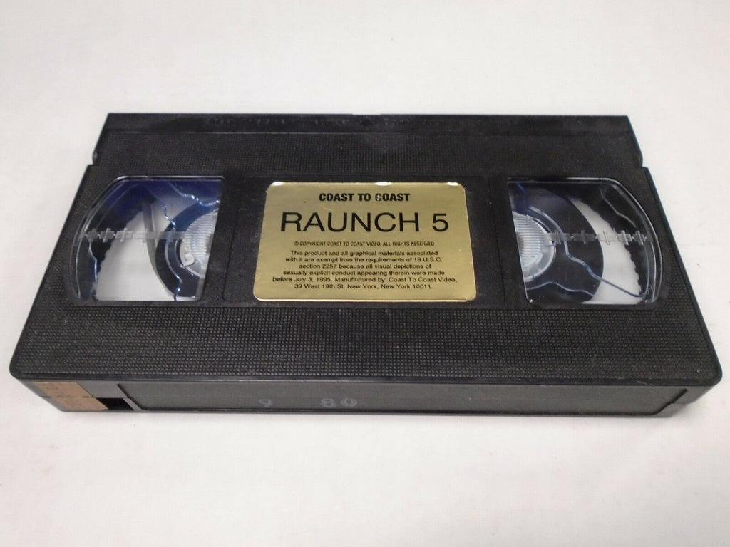 Raunch 5 Coast to Coast Video Adult VHS 011119AMP2