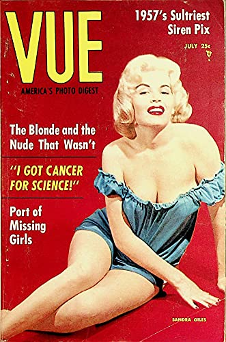 Vue Cheesecake Digest Covergirl Sandra Giles / Jayne Mansfield July 1957