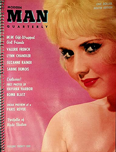 Modern Man Quarterly Men's Magazine Valerie French / Lynn Chandler vol.21 1960