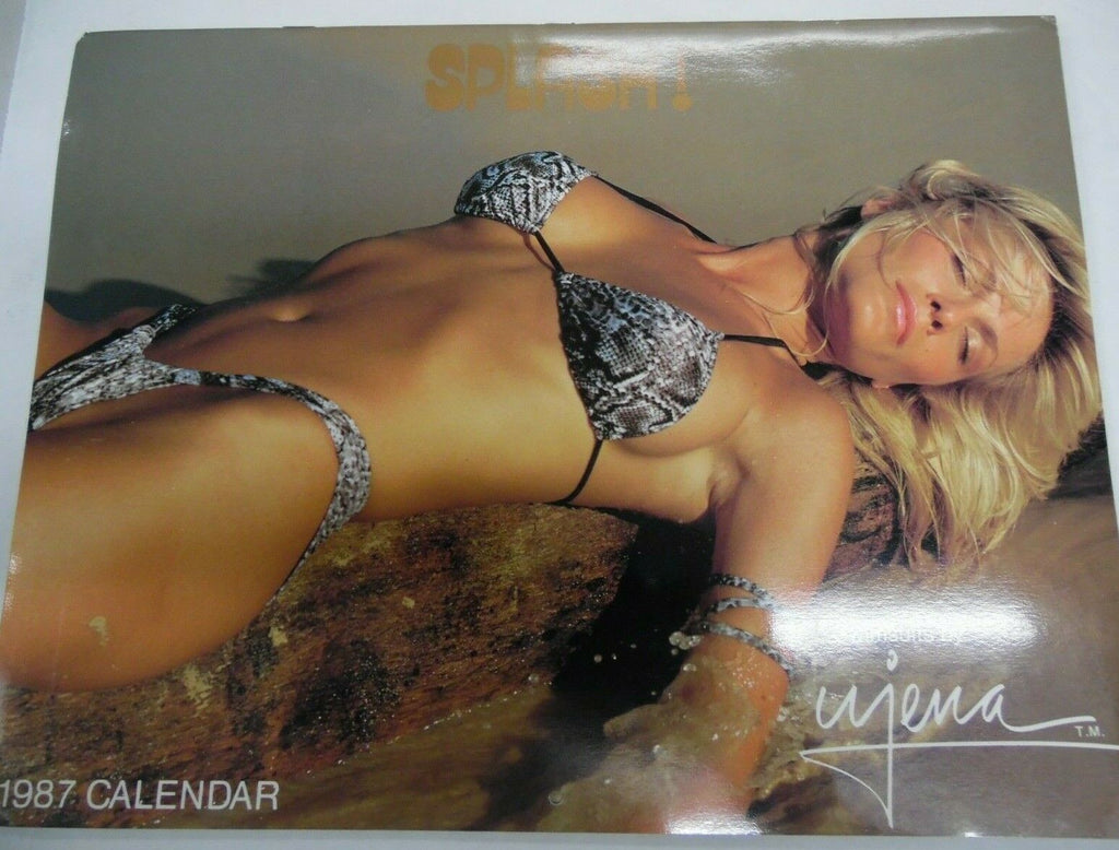 Splash! 1987 Wall Calendar 13" x 10" Swimsuits by Ujena 042419lm-ep2