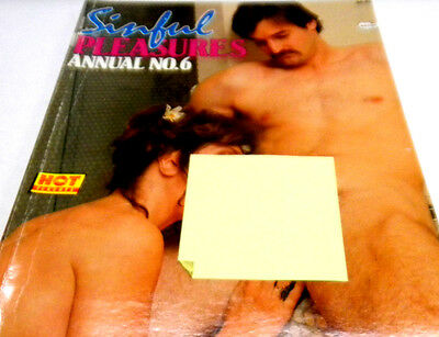 Sinful Pleasures Anuual #6 Busty Adult Magazine 1989 vg 082613lm-ep