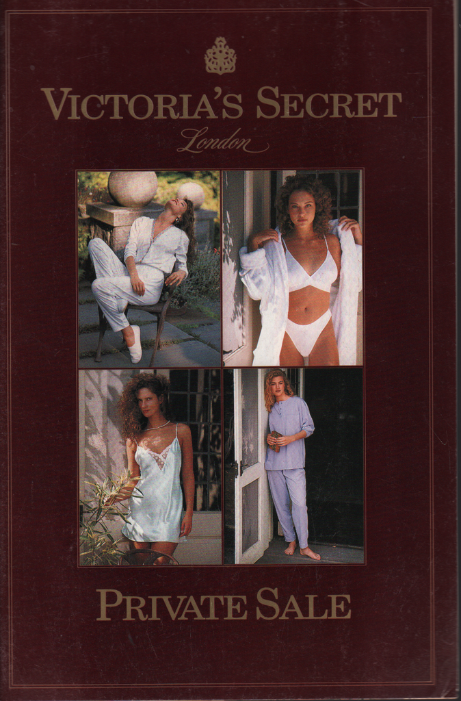 Victoria's Secret London Catalog Private Sale 1989 35pgs Red Lingerie 072120ame