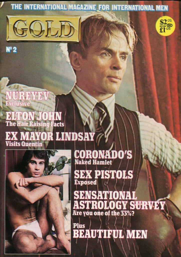 Gold Gay Magazine Elton John / Nureyev Exclusive #2 1978 060919lm-ep