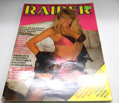 Raider Busty Adult Magazine Risque Raunchy #3 1991 nm 031014lm-ep