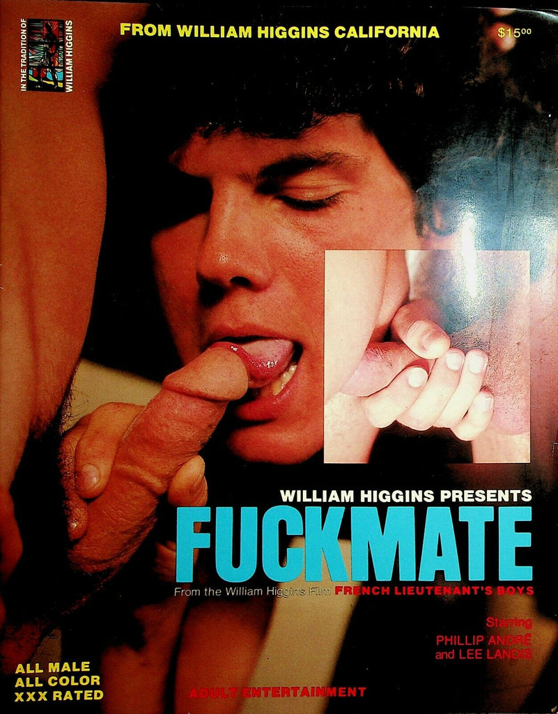 William Higgins Presents Fuck Mate Gay Magazine 1984 040420lm-ep