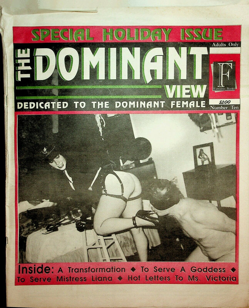 Dominant View Newspaper Mistress Liana #10 1991 Holiday Issue 030320lm-ep