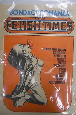 Fetish Times Adult Newspaper Bondage Bonanza #1 1973 1st Issue 030417mag lm-ep - Used