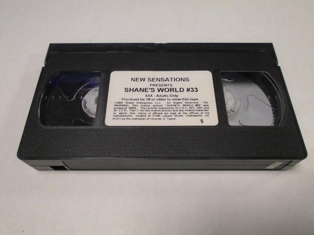 Shane's World #33 New Sensations 2003 Adult VHS 042219AMP3