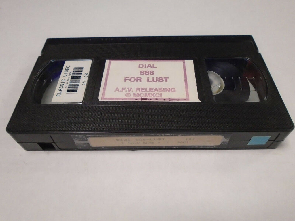 Dial For Lust Taylor Wayne Vintage Adult VHS 020119AMP2