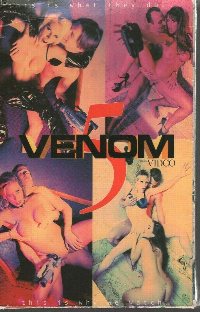 Venom 5 Nici Sterling Kaitlyn Ashley Alexis Dane Adult VHS 060419AMP2