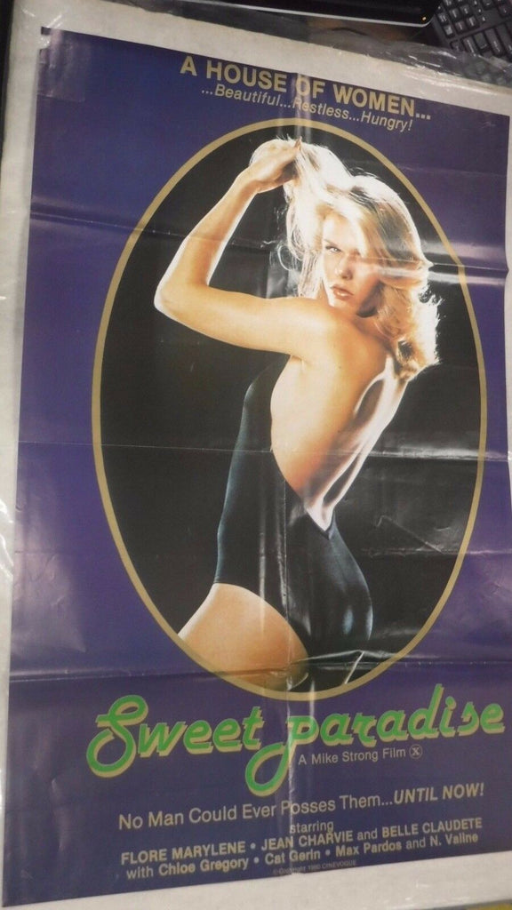Flore Marylene, Jean Cha Sweet Paradise 1980 Cinevogue 37"x24" Poster 062917DBEP