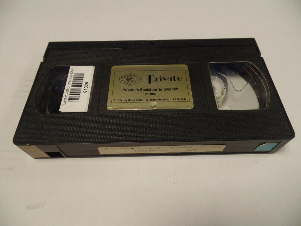 Private's Backdoor to Sweden Natalie Boet Private Film 4 Adult VHS 030119AMP