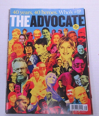 The Advocate Gay Adult Magazine 40 years September 2007 ex 101814lm-ep