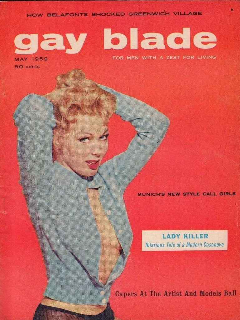 Gay Blade May 1959 Jane Easton 021017DBEP - Used