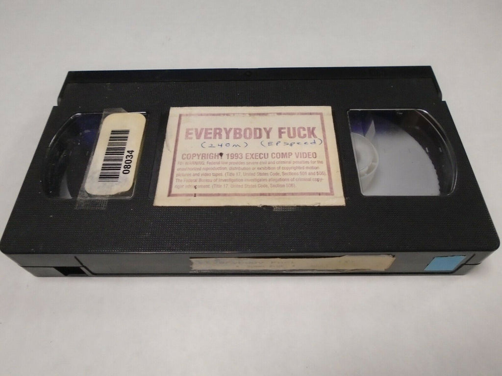 Everybody Fuck 240m 1993 Execu Comp Video Adult VHS 021919AMP