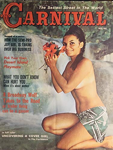 Carnival Adult Vintage Magazine Cover Girl Sandi Frost November 1966