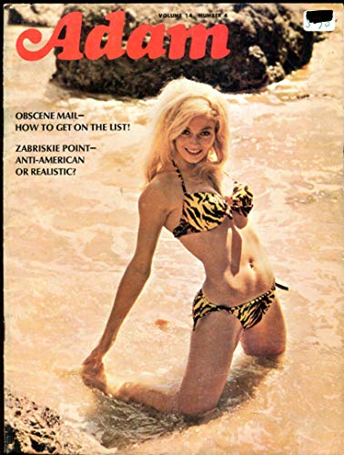 Adam Vintage Magazine Cover Girl Leigh Christian vol.14 #4 April 1970