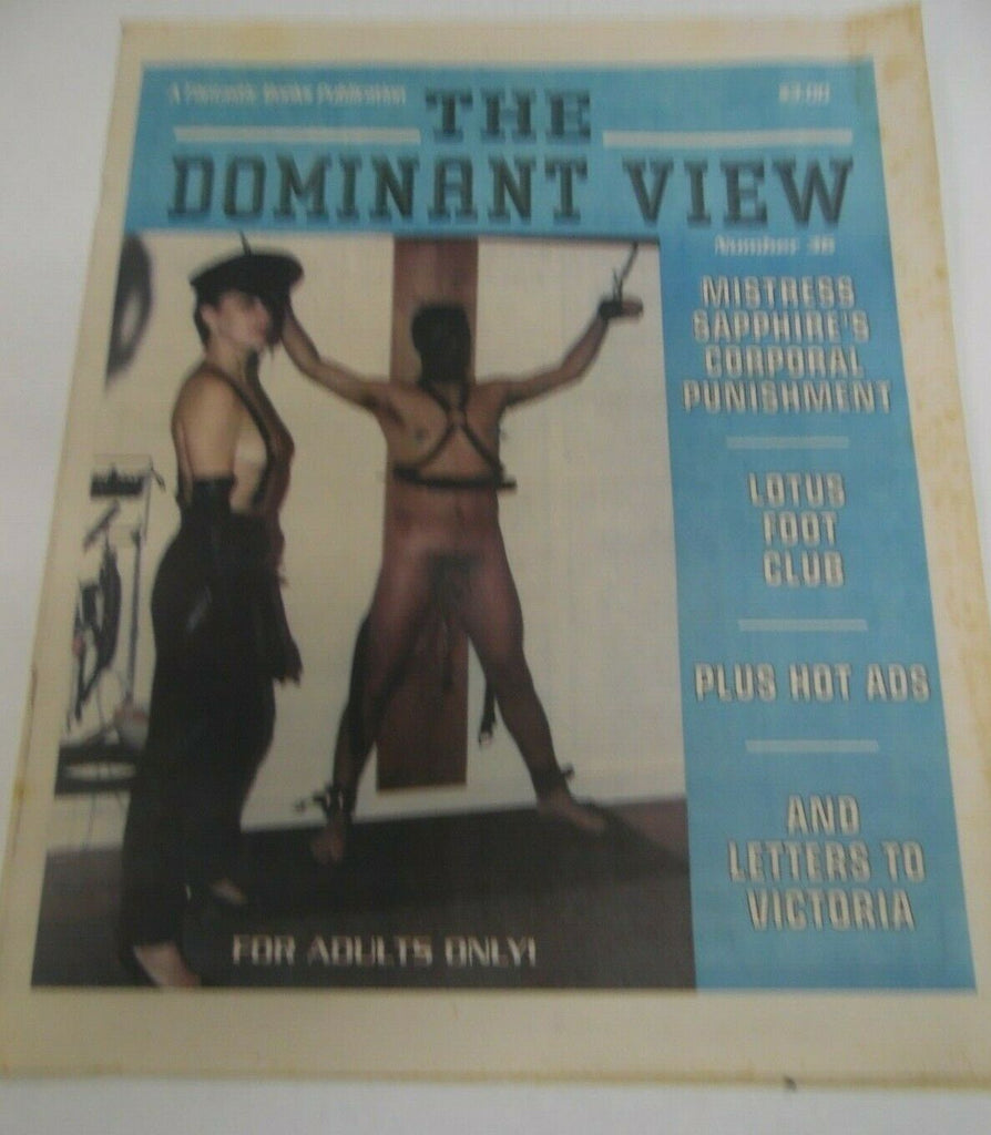 The Dominant View Newspaper Mistress Sapphire #36 1994 121419lm-ep2