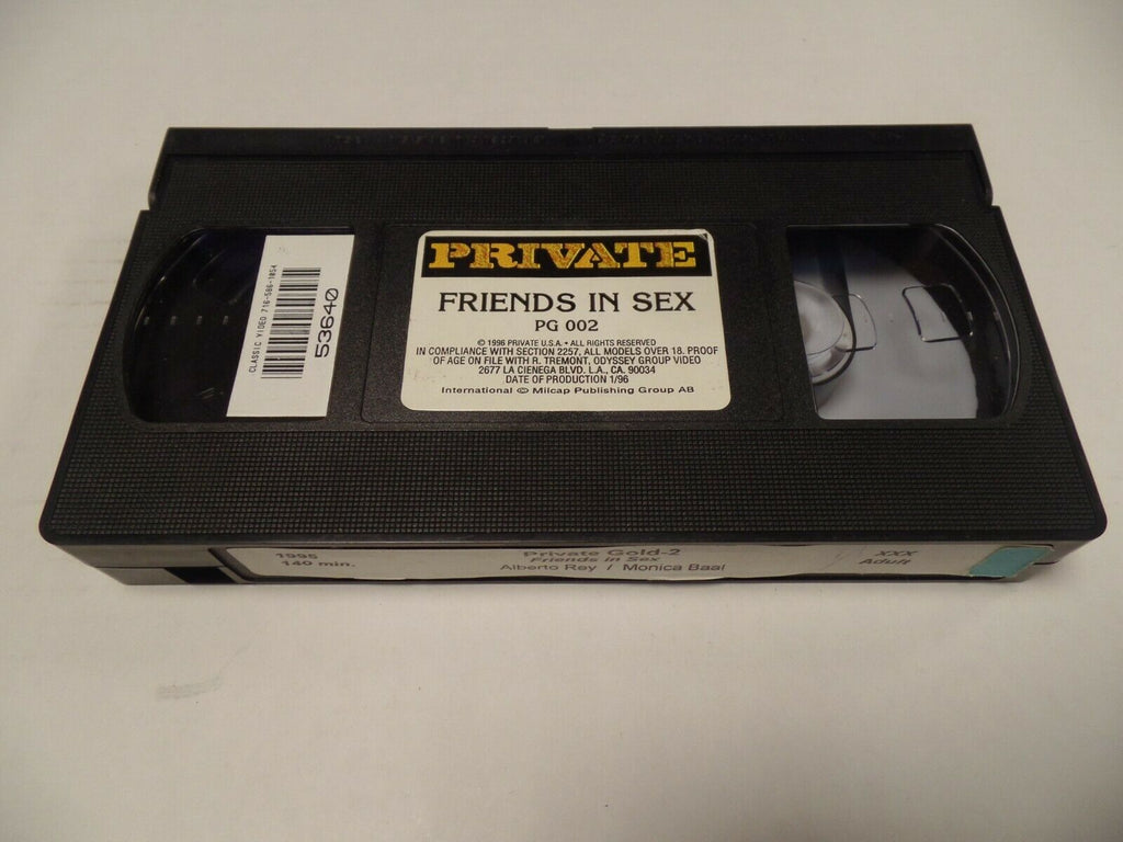 Private Gold 2 Friends in Sex Alberto Rey Monica Baal 1995 Adult VHS 030119AMP2