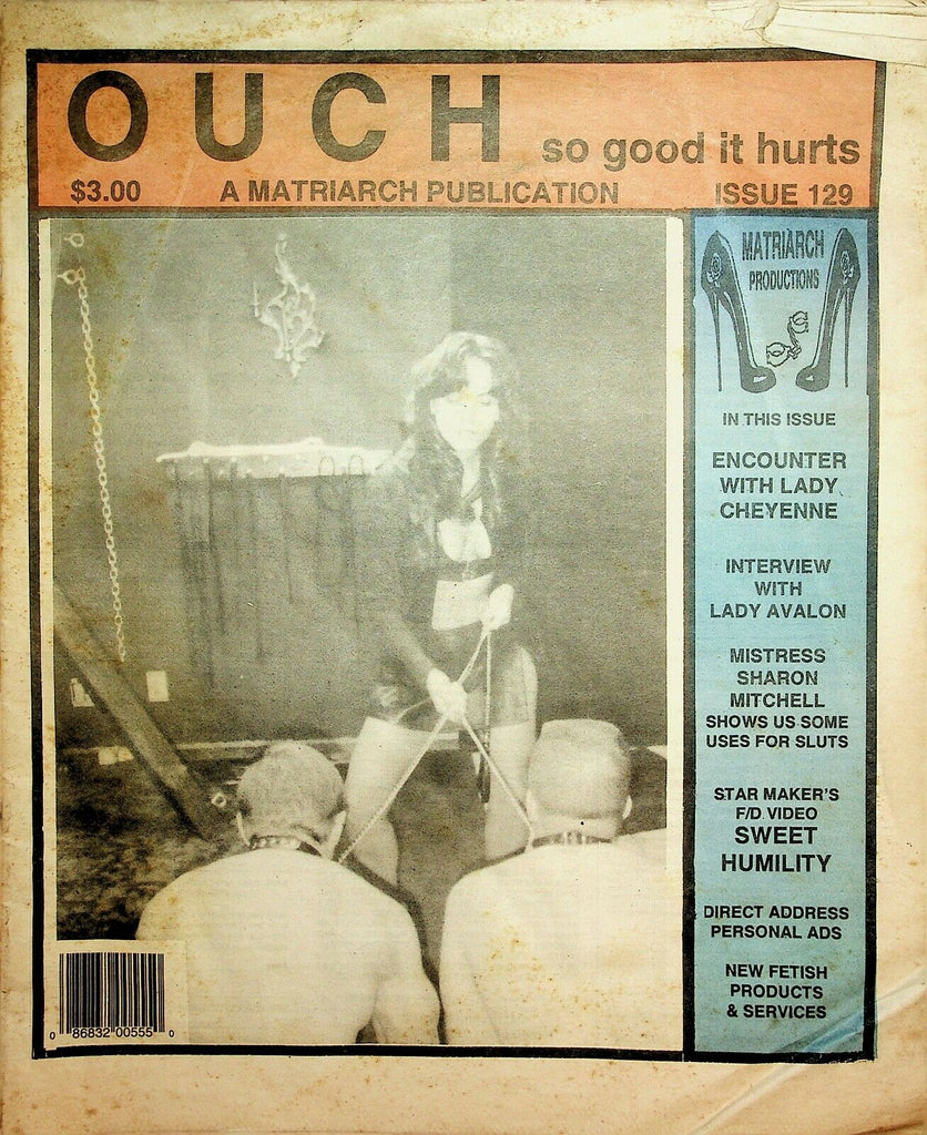 Ouch Fetish Newspaper Lady Avalon #129 1997 031220lm-ep