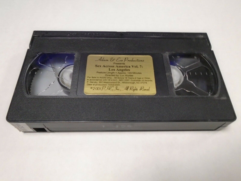 Sex Across America Vol 7 Los Angeles Adam & Eve Prod Adult VHS 041819AMP2