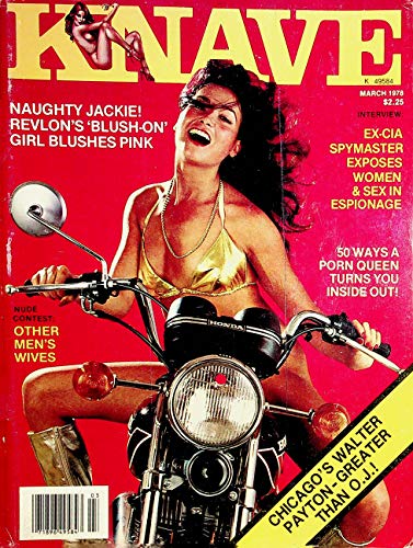 Knave Magazine Naughty Jackie March 1978